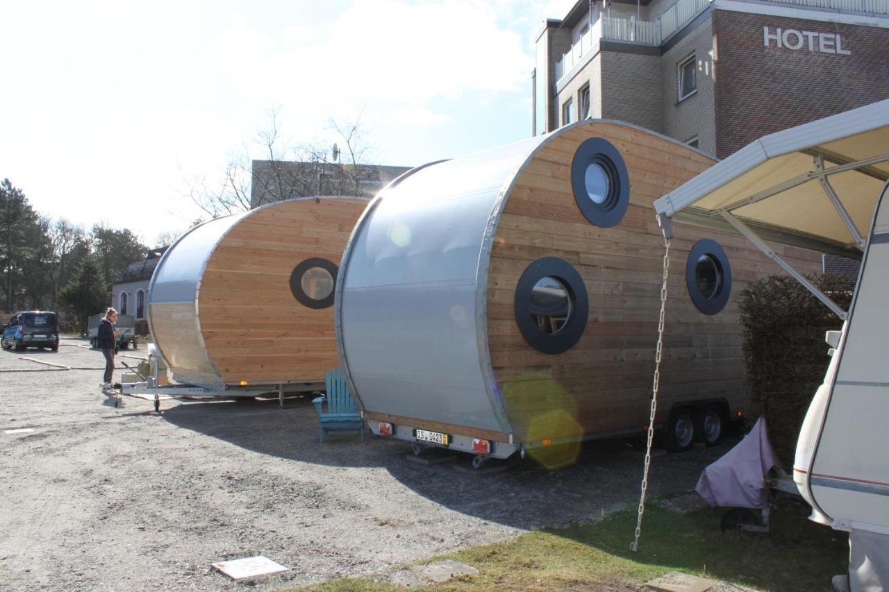 Tiny Joy Tiny House auf dem Campingplatz Strandgut Cuxhaven Exterior foto