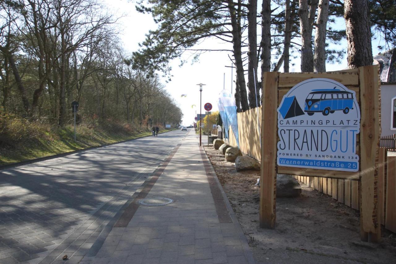 Tiny Joy Tiny House auf dem Campingplatz Strandgut Cuxhaven Exterior foto